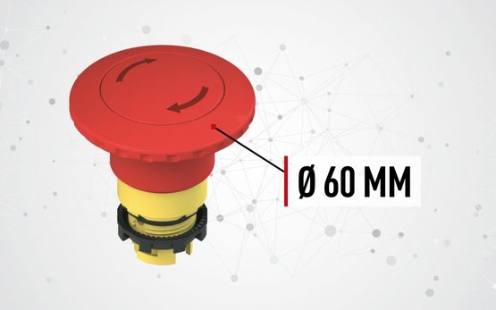 Кнопка аварийной остановки Ø 60 мм